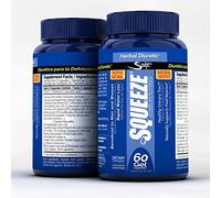 SCULPT - Squeeze, Diurético Natural, Tono y Definición, Drenante y Detox, Elimina Líquidos, Con Té verde, Diente de León, Cola de caballo, Garcinia y Enebro - 60 Cápsulas