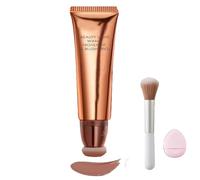 Sculpt Tape & Blush Duo - Blush And Bronzer,2 In 1 Liquid Contour Beauty Wand,Waterproof Liquid Blush Wand For Women,Lightweight Blendable For Shading, Flushed Cheeks (Highlight02#, Same size)