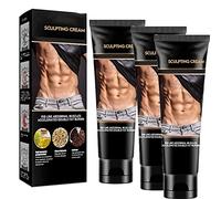 Sculptique Abs Sculpting Cream,Fat Burning Cream for Belly, Sweat Cream Workout Enhancer, Belly Firming And Tightening Cream For Men,Skin Tightening Cream for Body (3pcs)