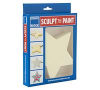 Sculpture Block Modellierblock, Espuma Dura, Blanco, 17 cm x 17 cm x 3 cm