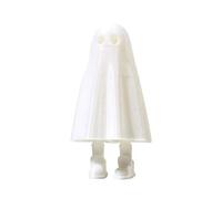 Sculpture fantôme 3D - jolie maison fantôme avec pattes rétractables imprimée | Fanttôme effrayant debout avec pattes rétractables pour jardin, table ou bibliothèque