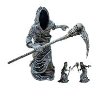 Sculpture For Halloween - Death And Sickle Statue | Death Figure Sculpture Home Decor, Gothic Scene Prop 3D Printing Art With Sickle For Haunted House Dormitory Study Room Living Room Birthday