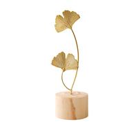 Scultura a Foglia Di Ginkgo,Ginkgo Biloba Adornos,Decoración Metal Con Hojas Ginkgo,Hojas De Metal,Esculturas Pared Hierro Vintage,Sala De Estar, Oficina, Decoración Moderna, Accesorios Para Fotos