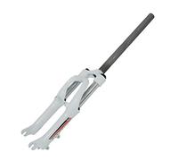 Scumlovy Horquilla de suspensión para Bicicleta Plegable de 20 Pulgadas, Delantera, Tubo Recto, 1-1/8", Bloqueo Manual, Freno de Disco/V, 100 mm de Recorrido, 2033 g