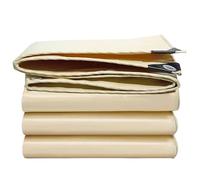 Scumlovy Lona impermeable resistente al agua, 500 g/m², 3 m x 4 m, lona multiusos para muebles de exterior, camping, coches, protección (tamaño: 3 x 4 m)
