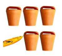 Scupper Plugs para kayak, juego de 5 tapones de drenaje, cierre de mamparo, accesorios de remo, piezas de repuesto para río, costa, lago, pesca, deportes acuáticos al aire libre
