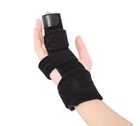 Scurnhau Ferula Dedos Mano Ferula Dedo de Gatillo para 2 Dedos Soporte Dedos de la Mano Ferula Dedo para Dedo del Dedo Roto Artritis Fractura Metacarpica Se Adapta a la Mano Izquierda y Derecha