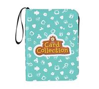 Scutes Deluxe Álbum de Cartas coleccionables, Color Turquesa, Compatible con Tarjetas coleccionables Amiibo Animal Crossing