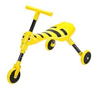 Scuttlebug 3-Wheel Foldable Ride-On Tricycle for 1+ Year Old Boys and Girls, Bumblebee Trike, Antennae Handlebar, Develop Your Toddler’s Balance and Motor Skills, Fun with No Surface Scratches