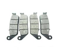 SCUUBE para Yama&ha YP400R X-MAX 400 2013-2020 YP400RA XMAX400 ABS 2014-2020 Pastillas De Freno Delanteras Y Traseras De Metal para Motocicleta Ruido bajo(Parte Delantera)