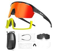 SCVCN Gafas Ciclismo Hombre Mujer Bicicleta Montaña MTB Deportivas Polarizadas Gafas de Sol Bici Triatlón Running Golf - S144