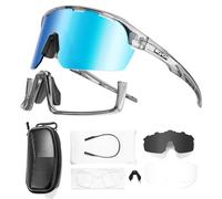 SCVCN Gafas Ciclismo Hombre Mujer Bicicleta Montaña MTB Deportivas Polarizadas Gafas de Sol Bici Triatlón Running Golf - S144