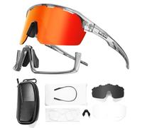 SCVCN Gafas Ciclismo Hombre Mujer Bicicleta Montaña MTB Deportivas Polarizadas Gafas de Sol Bici Triatlón Running Golf - S144