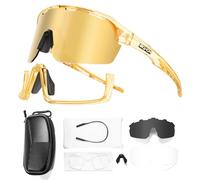 SCVCN Gafas Ciclismo Hombre Mujer Bicicleta Montaña MTB Deportivas Polarizadas Gafas de Sol Bici Triatlón Running Golf - S144