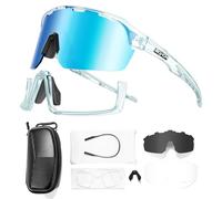 SCVCN Gafas Ciclismo Hombre Mujer Bicicleta Montaña MTB Deportivas Polarizadas Gafas de Sol Bici Triatlón Running Golf - S144