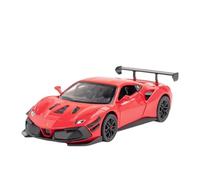 SCVWKAJA Fundidos a Presión Modelo De Coche 1:32 para Ferrari LaFerrari 488 Simulación Modelo De Aleación Réplica De Adornos De Autos Deportivos Collectibles Vehículos De Motor Metal(Red)