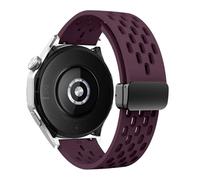 SCWZZWSY 18 20 22 mm Correa de silicona magnética para reloj GT 5 46 mm 41 mm Banda deportiva transpirable para GT5 Pro GT4 GT3 GT2 Correa Watchands