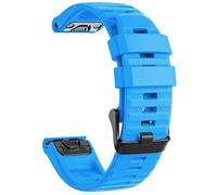 SCWZZWSY 20 22 26 mm Correa deportiva de silicona para Fenix 7 7X 7S 6X 6 6S Pro 5X 5 5S Plus 3 3HR Pulsera de liberación rápida fácil, Fenxi 7