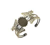 SCWZZWSY Accesorios para niñas DIY Amistad Pulsera de Brazalete Brazalete de Brazalete Base para Joyas Que Hacen Collar de Parche