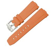SCWZZWSY Banda de reloj de goma 23 mm 22 mm Correa de reloj de 24 mm para Tudor Heritage Black Bay Bronce Pelagos Black Rojo Red Waterpret Sport Sports