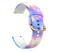 SCWZZWSY Banda de reloj inteligente de 18 mm para Venu 2S/Vivoactive 3S 4S Accesorios de correa de reemplazo de pulsera de silicona para el brazalete activo