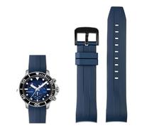 SCWZZWSY Bandas de reloj de silicona de 22 mm para T120417 T120407 Cuarzo Dial Rubber Sport Men Strap Strap Banda impermeable