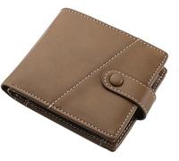 SCWZZWSY Cartera Multifuncional Trifold Short Men Carteras Cuero Pocke, D, 11cm