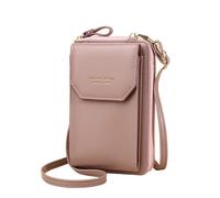 SCWZZWSY Cartera para mujer de piel sintética larga para teléfono móvil, cartera multifuncional de moda, bolsa diagonal (color: D), d