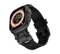 SCWZZWSY Correa de goma suave para Ultra 2 1 banda 49 mm 45 mm 44 mm 42 mm S10 46 mm Pulsera de goma de lujo para series iwatch 9 8 7 6 SE 5 Accesorios Bandas de reloj