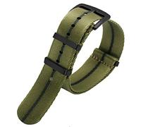 SCWZZWSY Correa de nylon de banda de reloj de seguridad de 20 mm 22 mm, para hombres de reemplazo de rayas militares