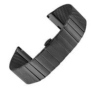 SCWZZWSY Correa de reloj, 18/20/22/24 mm Corcha de reloj de acero inoxidable Banda de malla pulida para hombres Pulsera de pulsera de mujeres (color: plata, tamaño: 24 mm)