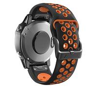 SCWZZWSY Correa de reloj de silicona colorida de 26 y 22 mm para Fenix 6x 6 Pro Fenix 5x 5 Plus 3 3HR, fácil ajuste, liberación rápida, Forerunner 935 945