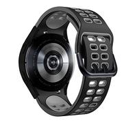 SCWZZWSY Correa de silicona oficial de 20 mm para Galaxy Watch4 Classic 46 42 mm/44 40 mm Smartwatch Ridge Sport Bracelet Band Band Correa