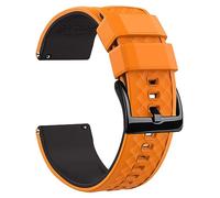 SCWZZWSY Correas de reloj de silicona de 18 mm, 20 mm, 22 mm, 24 mm, correas de goma de liberación rápida para hombre, 24MM
