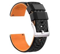 SCWZZWSY Correas de reloj de silicona de 18 mm, 20 mm, 22 mm, 24 mm, correas de goma de liberación rápida para hombre, 24MM
