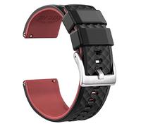 SCWZZWSY Correas de reloj de silicona para hombre, 18 mm, 20 mm, 22 mm, 24 mm, de liberación rápida, de goma, 22 mm
