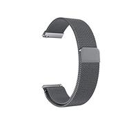 SCWZZWSY Mira la correa de malla de malla Metal Correa de acero inoxidable 18/20/22 mm Correa plana Accesorios de reloj/rojo/18 mm