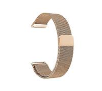 SCWZZWSY Mira la correa de malla de malla Metal Correa de acero inoxidable 18/20/22 mm Correa plana Accesorios de reloj/rojo/18 mm