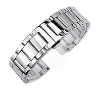 SCWZZWSY Mira la correa de metal sin aliento correa de acero inoxidable, pulsera de correa reemplazable de liberación rápida de acero inoxidable 12 mm-26 mm /21 mm/dorado