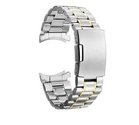 SCWZZWSY Mira la correa del extremo sólido de liberación rápida adecuada para 22 mm de 20 mm de metal de metal de acero inoxidable Correa de hebilla de hebilla /16 mm/dorado con herramienta