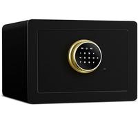 SCWZZWSY Pantalla táctil de Lujo Pequeña contraseña de Huellas Digitales cúbicas de Fuego, Cuadro de Seguridad con Llave, Resistencia al Fuego de Huellas Digitales (Blanco)