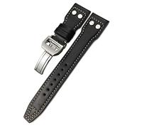 SCWZZWSY Para IWC Big Pilot Watch Spitfire le Petit Prince Store de piel de becerro de 20 mm 21 mm 22 mm Genuine Leather Rivet Band