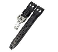 SCWZZWSY Para IWC Big Pilot Watch Spitfire le Petit Prince Store de piel de becerro de 20 mm 21 mm 22 mm Genuine Leather Rivet Band