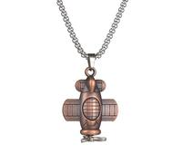 SCWZZWSY Productos para niñas 925 Collar de Rock and Roll de Plata esterlina para Mujeres y Hombres, Collar de violín de Hip Hop Colgante de Guitarra de Guitarra de Guitar