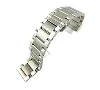 SCWZZWSY Pulsera de metal de reemplazo de reemplazo de vigilancia de acero inoxidable de cinco cuentas para la serie Submariner Daytona GMT Rose Rose 21 mm/Silver Gold/21 mm
