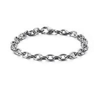SCWZZWSY Pulsera para hombres, pulsera de muñeca para hombres, pulsera de drenaje de acero inoxidable, pulsera de acero inoxidable de acero inoxidable, sin piedra preciosa