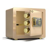 SCWZZWSY Safe de la casa electrónica Digital Segura con Teclado (Color: tamaño Dorado: 352525 cm) Bueno