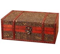 SCWZZWSY Urna Conmemorativa con diseño Manual de Madera Memorial Urna Ceniza de Ceniza de Madera Adulta Funeral Humano Urnas Retro Hechas a Mano (B)