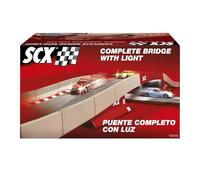 SCX - Accesorio para Ampliar o Mejorar tu Pista de Carreras - Escala 1:32 (Set Puente Completo Universal) - Solo Compatible con Las Pistas más Actuales