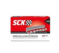 SCX - Accesorios y Extensiones Circuitos de Carreras Original Escala 1:32 (Borde Valla Curva Exterior R3)